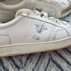 Christian Dior white shoes